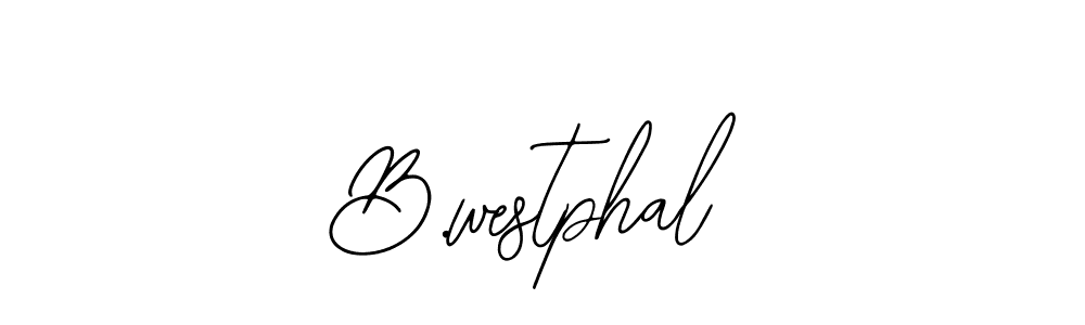 It looks lik you need a new signature style for name B.westphal. Design unique handwritten (Bearetta-2O07w) signature with our free signature maker in just a few clicks. B.westphal signature style 12 images and pictures png