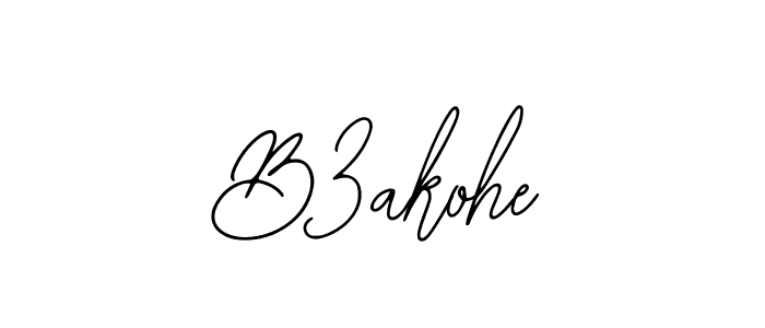 Design your own signature with our free online signature maker. With this signature software, you can create a handwritten (Bearetta-2O07w) signature for name B3akohe. B3akohe signature style 12 images and pictures png