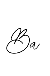 The best way (Bearetta-2O07w) to make a short signature is to pick only two or three words in your name. The name Ba include a total of six letters. For converting this name. Ba signature style 12 images and pictures png
