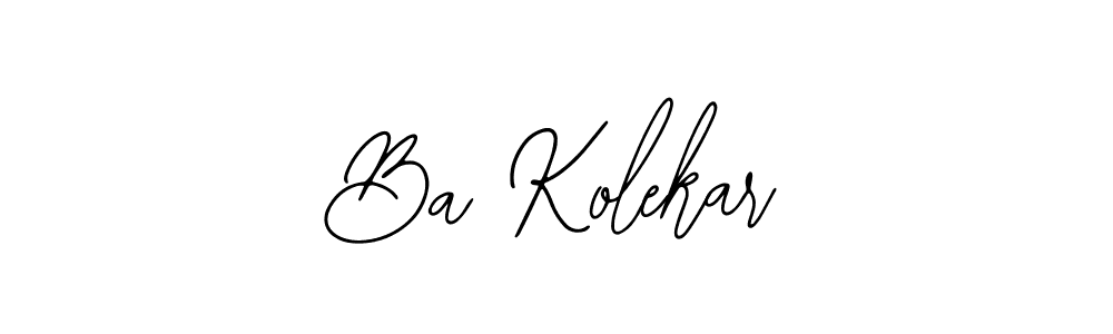 Best and Professional Signature Style for Ba Kolekar. Bearetta-2O07w Best Signature Style Collection. Ba Kolekar signature style 12 images and pictures png