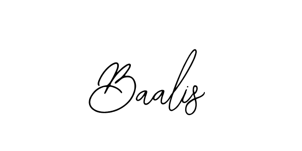 How to make Baalis signature? Bearetta-2O07w is a professional autograph style. Create handwritten signature for Baalis name. Baalis signature style 12 images and pictures png