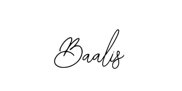 How to make Baalis signature? Bearetta-2O07w is a professional autograph style. Create handwritten signature for Baalis name. Baalis signature style 12 images and pictures png