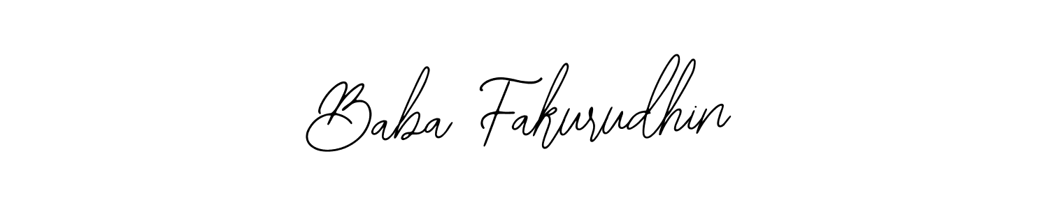 You should practise on your own different ways (Bearetta-2O07w) to write your name (Baba Fakurudhin) in signature. don't let someone else do it for you. Baba Fakurudhin signature style 12 images and pictures png