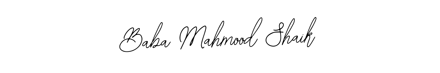 Similarly Bearetta-2O07w is the best handwritten signature design. Signature creator online .You can use it as an online autograph creator for name Baba Mahmood Shaik. Baba Mahmood Shaik signature style 12 images and pictures png
