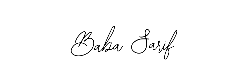 Bearetta-2O07w is a professional signature style that is perfect for those who want to add a touch of class to their signature. It is also a great choice for those who want to make their signature more unique. Get Baba Sarif name to fancy signature for free. Baba Sarif signature style 12 images and pictures png