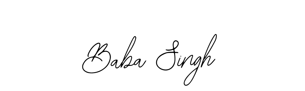 Use a signature maker to create a handwritten signature online. With this signature software, you can design (Bearetta-2O07w) your own signature for name Baba Singh. Baba Singh signature style 12 images and pictures png