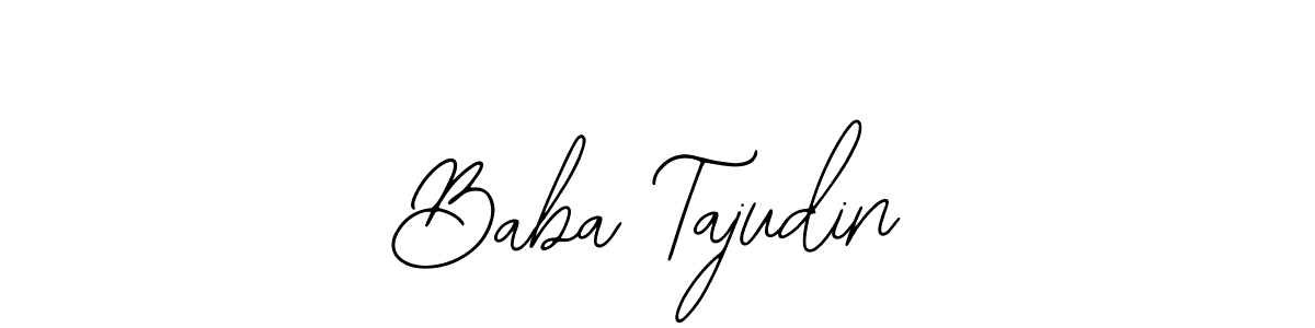 How to make Baba Tajudin name signature. Use Bearetta-2O07w style for creating short signs online. This is the latest handwritten sign. Baba Tajudin signature style 12 images and pictures png