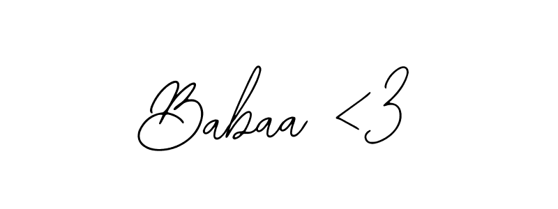 The best way (Bearetta-2O07w) to make a short signature is to pick only two or three words in your name. The name Babaa <3 include a total of six letters. For converting this name. Babaa <3 signature style 12 images and pictures png