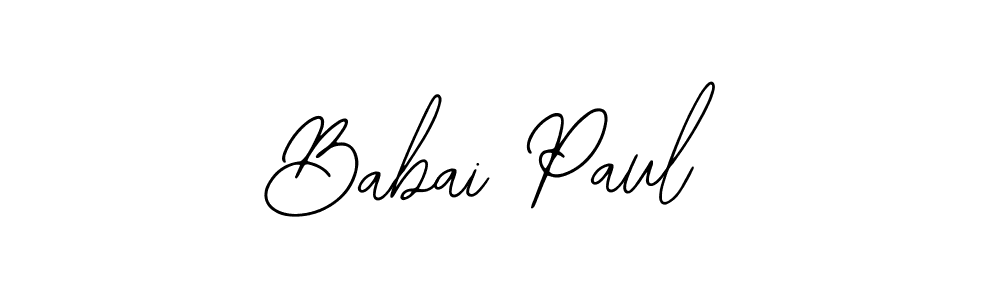 Babai Paul stylish signature style. Best Handwritten Sign (Bearetta-2O07w) for my name. Handwritten Signature Collection Ideas for my name Babai Paul. Babai Paul signature style 12 images and pictures png