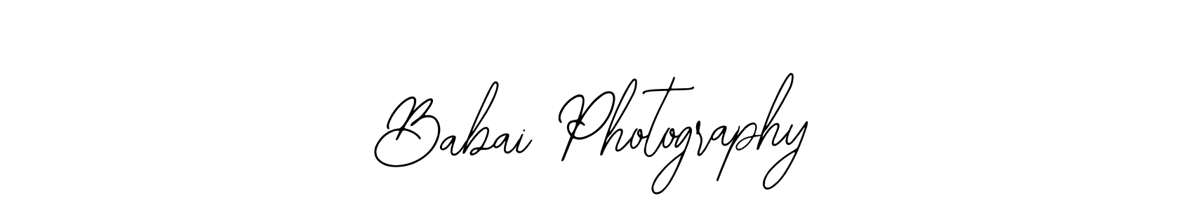 Similarly Bearetta-2O07w is the best handwritten signature design. Signature creator online .You can use it as an online autograph creator for name Babai Photography. Babai Photography signature style 12 images and pictures png