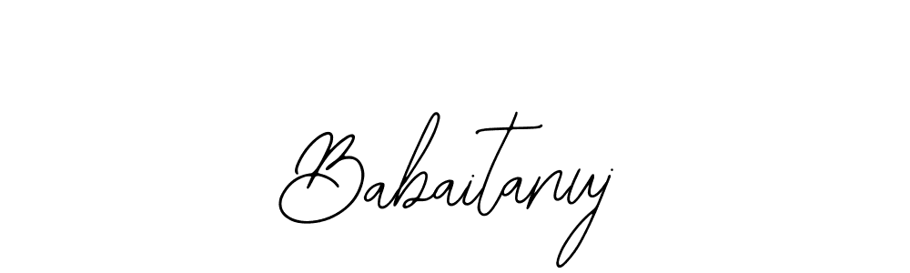 Similarly Bearetta-2O07w is the best handwritten signature design. Signature creator online .You can use it as an online autograph creator for name Babaitanuj. Babaitanuj signature style 12 images and pictures png