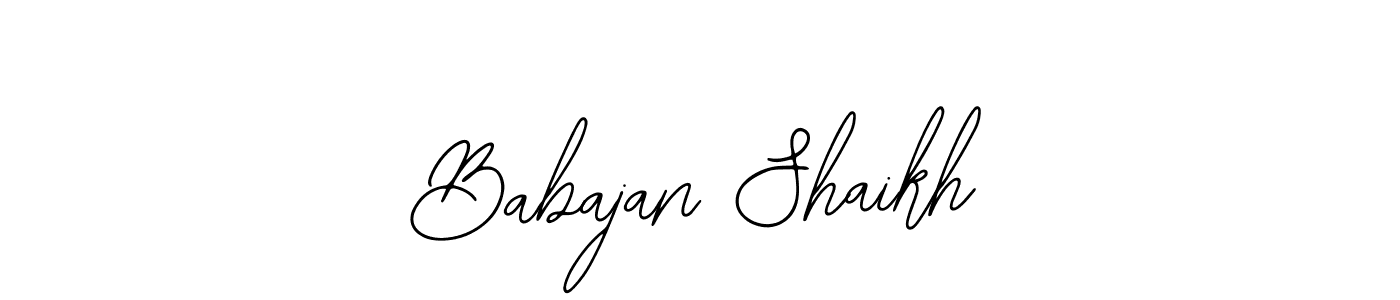 Babajan Shaikh stylish signature style. Best Handwritten Sign (Bearetta-2O07w) for my name. Handwritten Signature Collection Ideas for my name Babajan Shaikh. Babajan Shaikh signature style 12 images and pictures png