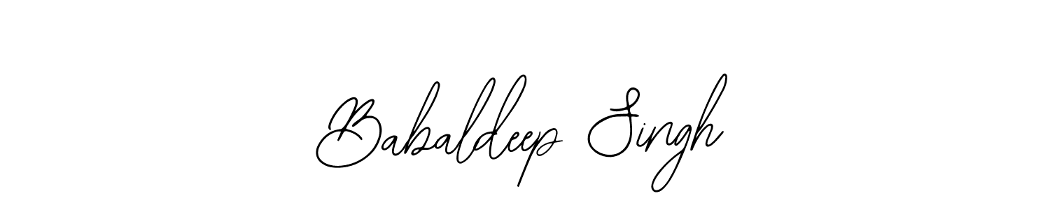 Make a beautiful signature design for name Babaldeep Singh. With this signature (Bearetta-2O07w) style, you can create a handwritten signature for free. Babaldeep Singh signature style 12 images and pictures png