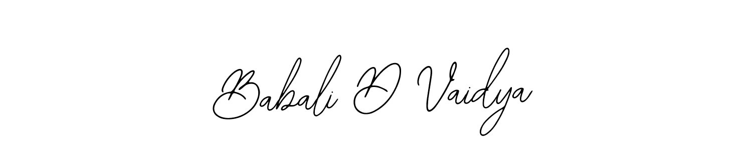Here are the top 10 professional signature styles for the name Babali D Vaidya. These are the best autograph styles you can use for your name. Babali D Vaidya signature style 12 images and pictures png