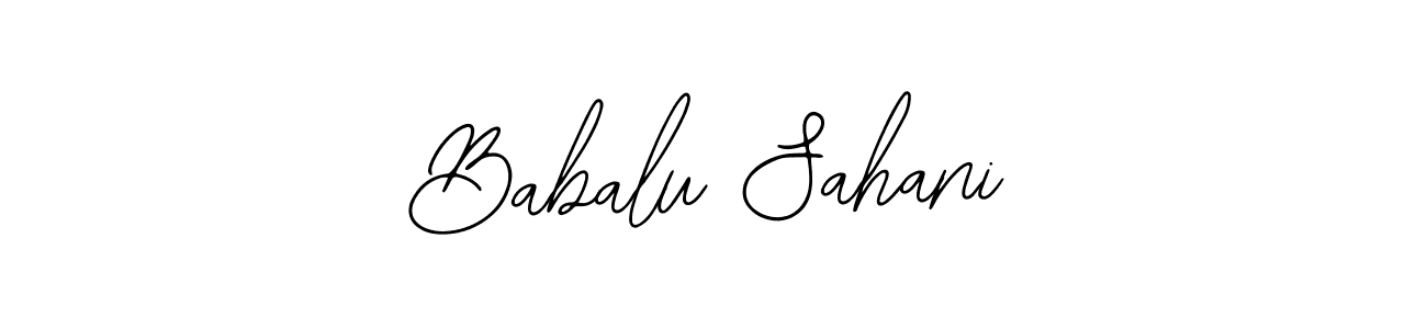 You should practise on your own different ways (Bearetta-2O07w) to write your name (Babalu Sahani) in signature. don't let someone else do it for you. Babalu Sahani signature style 12 images and pictures png