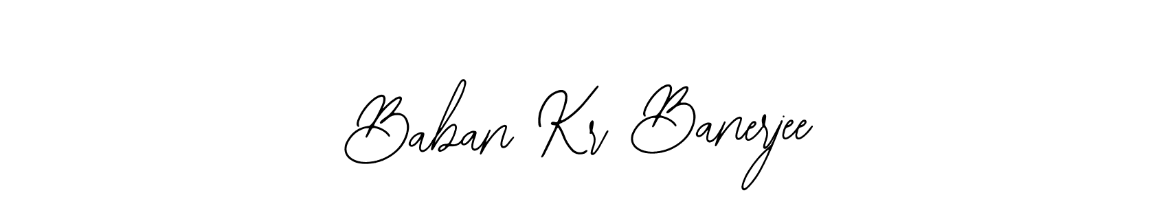 You can use this online signature creator to create a handwritten signature for the name Baban Kr Banerjee. This is the best online autograph maker. Baban Kr Banerjee signature style 12 images and pictures png