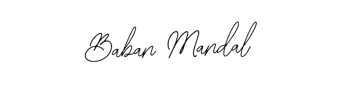 Create a beautiful signature design for name Baban Mandal. With this signature (Bearetta-2O07w) fonts, you can make a handwritten signature for free. Baban Mandal signature style 12 images and pictures png