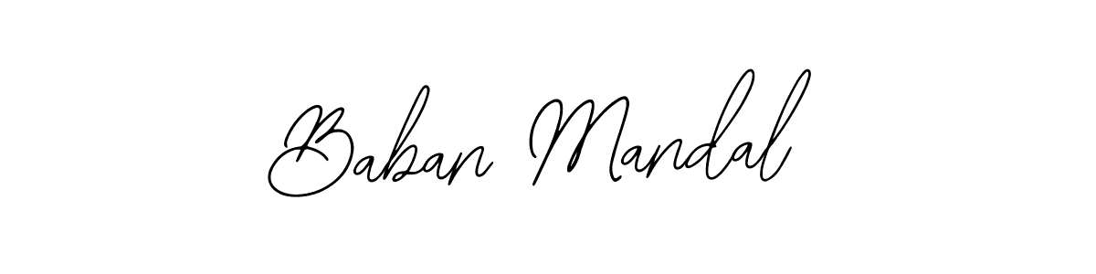 if you are searching for the best signature style for your name Baban Mandal. so please give up your signature search. here we have designed multiple signature styles  using Bearetta-2O07w. Baban Mandal signature style 12 images and pictures png