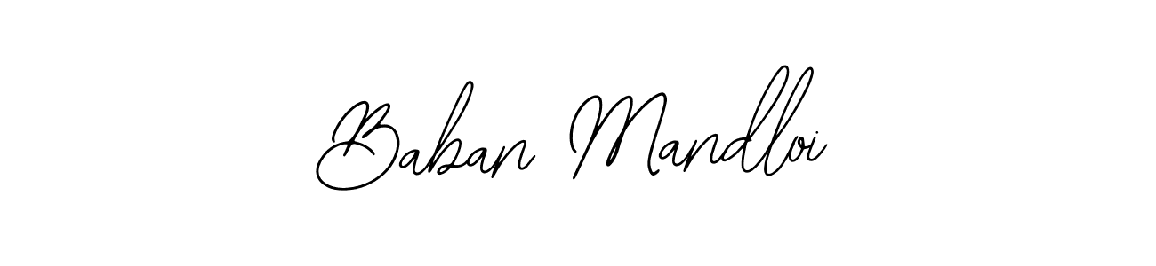 Create a beautiful signature design for name Baban Mandloi. With this signature (Bearetta-2O07w) fonts, you can make a handwritten signature for free. Baban Mandloi signature style 12 images and pictures png
