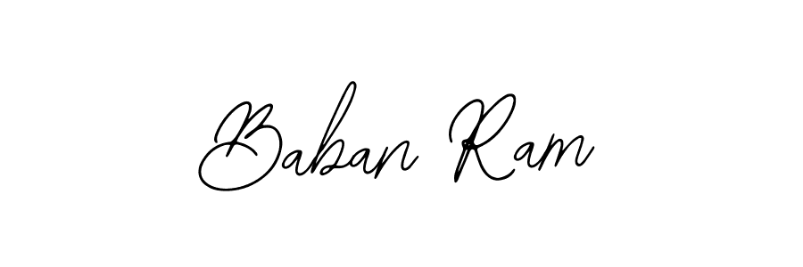 How to make Baban Ram signature? Bearetta-2O07w is a professional autograph style. Create handwritten signature for Baban Ram name. Baban Ram signature style 12 images and pictures png