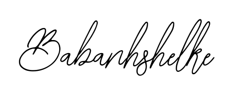 The Bearetta-2O07w font transforms the name Babanhshelke into an executive sign with sharp precision and distinguished character. Babanhshelke signature style 12 images and pictures png