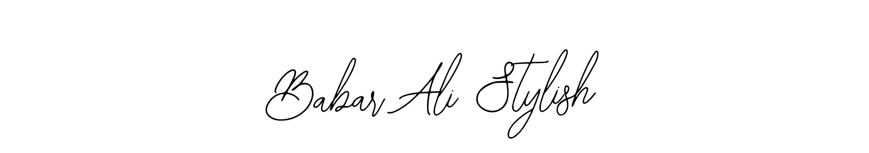Design your own signature with our free online signature maker. With this signature software, you can create a handwritten (Bearetta-2O07w) signature for name Babar Ali Stylish. Babar Ali Stylish signature style 12 images and pictures png