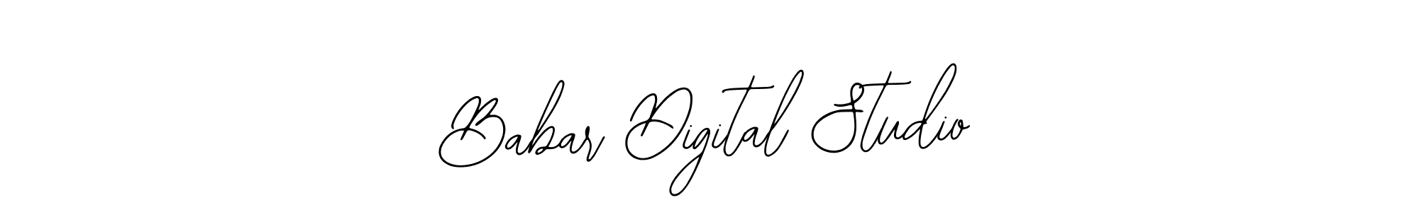 The best way (Bearetta-2O07w) to make a short signature is to pick only two or three words in your name. The name Babar Digital Studio include a total of six letters. For converting this name. Babar Digital Studio signature style 12 images and pictures png
