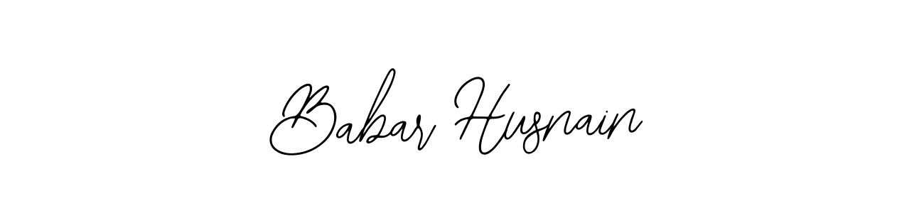 This is the best signature style for the Babar Husnain name. Also you like these signature font (Bearetta-2O07w). Mix name signature. Babar Husnain signature style 12 images and pictures png