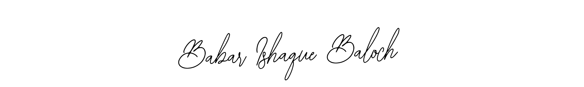 Make a beautiful signature design for name Babar Ishaque Baloch. Use this online signature maker to create a handwritten signature for free. Babar Ishaque Baloch signature style 12 images and pictures png