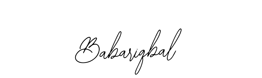 Make a beautiful signature design for name Babariqbal. Use this online signature maker to create a handwritten signature for free. Babariqbal signature style 12 images and pictures png