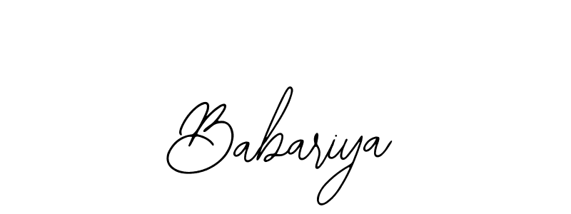 How to make Babariya name signature. Use Bearetta-2O07w style for creating short signs online. This is the latest handwritten sign. Babariya signature style 12 images and pictures png