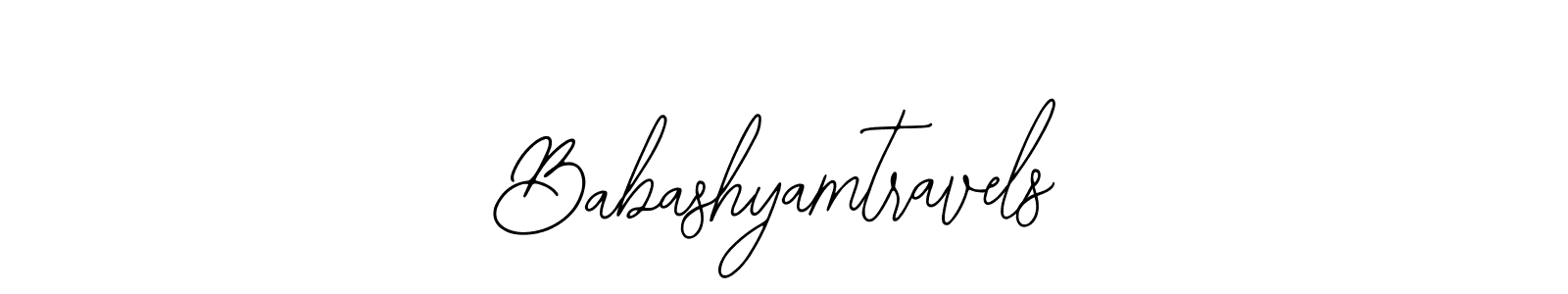 It looks lik you need a new signature style for name Babashyamtravels. Design unique handwritten (Bearetta-2O07w) signature with our free signature maker in just a few clicks. Babashyamtravels signature style 12 images and pictures png