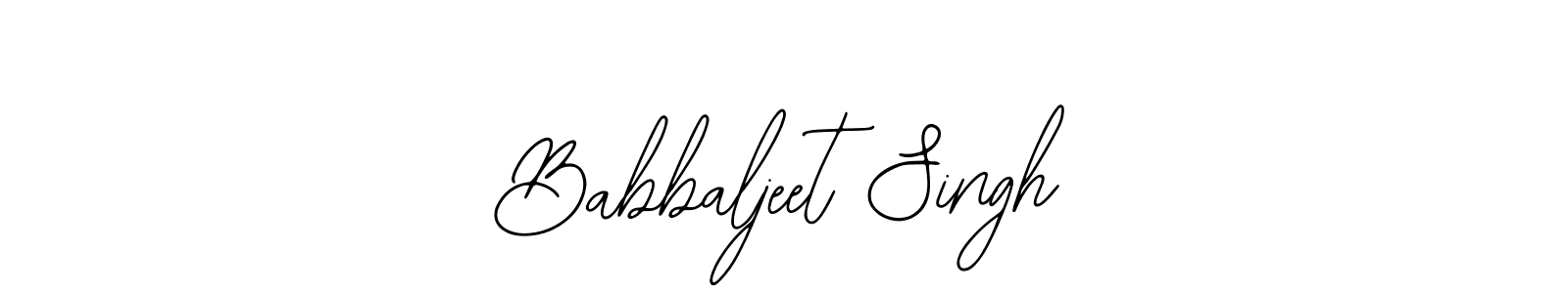 Make a beautiful signature design for name Babbaljeet Singh. With this signature (Bearetta-2O07w) style, you can create a handwritten signature for free. Babbaljeet Singh signature style 12 images and pictures png