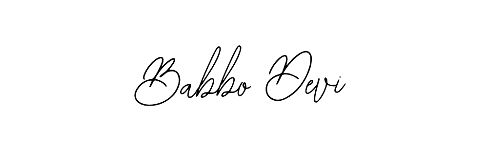 How to make Babbo Devi name signature. Use Bearetta-2O07w style for creating short signs online. This is the latest handwritten sign. Babbo Devi signature style 12 images and pictures png