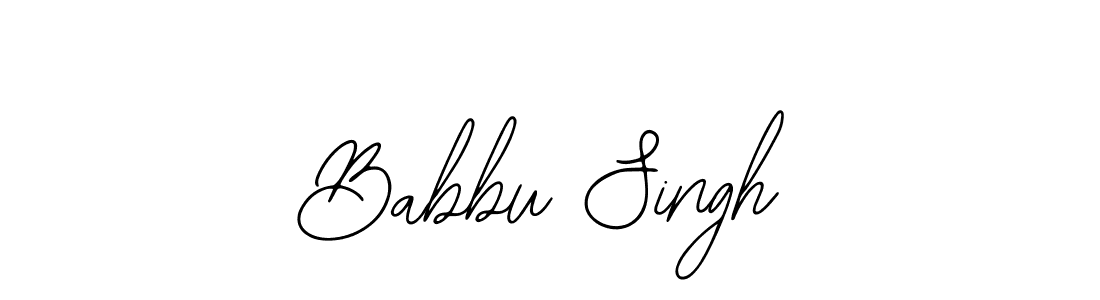 Design your own signature with our free online signature maker. With this signature software, you can create a handwritten (Bearetta-2O07w) signature for name Babbu Singh. Babbu Singh signature style 12 images and pictures png