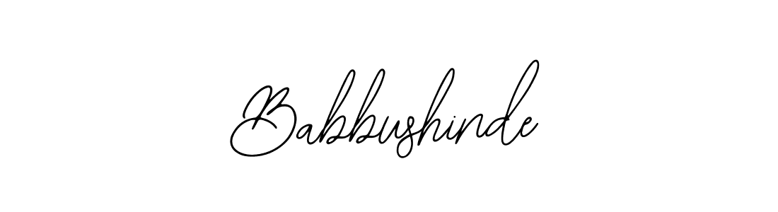 How to make Babbushinde name signature. Use Bearetta-2O07w style for creating short signs online. This is the latest handwritten sign. Babbushinde signature style 12 images and pictures png