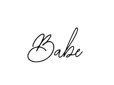 You should practise on your own different ways (Bearetta-2O07w) to write your name (Babe) in signature. don't let someone else do it for you. Babe signature style 12 images and pictures png