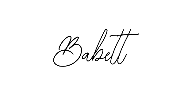 Bearetta-2O07w is a professional signature style that is perfect for those who want to add a touch of class to their signature. It is also a great choice for those who want to make their signature more unique. Get Babett name to fancy signature for free. Babett signature style 12 images and pictures png