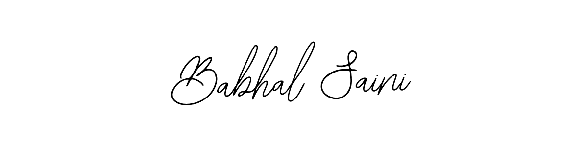 The best way (Bearetta-2O07w) to make a short signature is to pick only two or three words in your name. The name Babhal Saini include a total of six letters. For converting this name. Babhal Saini signature style 12 images and pictures png