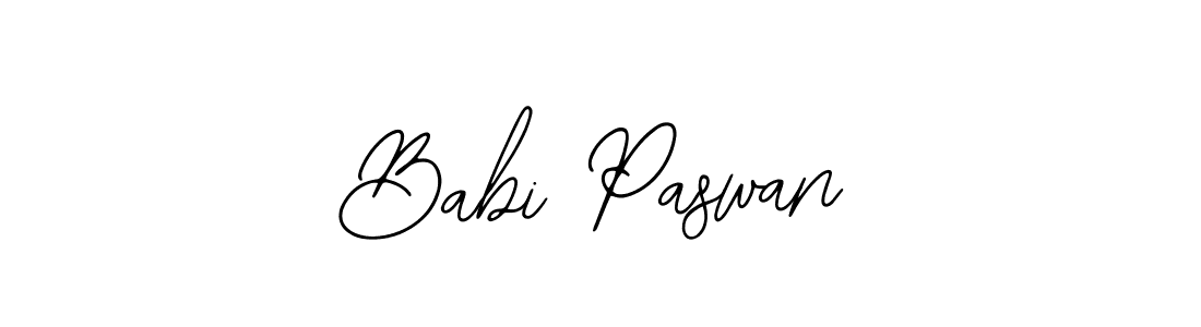 You should practise on your own different ways (Bearetta-2O07w) to write your name (Babi Paswan) in signature. don't let someone else do it for you. Babi Paswan signature style 12 images and pictures png