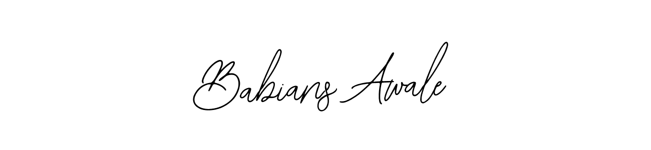 Also You can easily find your signature by using the search form. We will create Babians Awale name handwritten signature images for you free of cost using Bearetta-2O07w sign style. Babians Awale signature style 12 images and pictures png