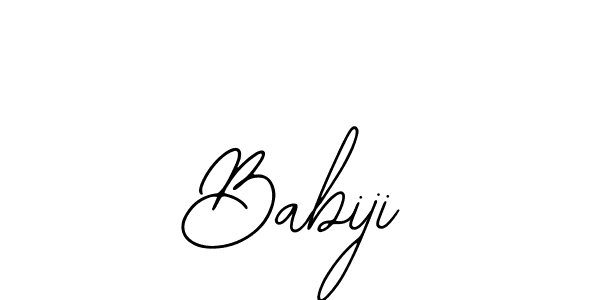 Make a beautiful signature design for name Babiji. With this signature (Bearetta-2O07w) style, you can create a handwritten signature for free. Babiji signature style 12 images and pictures png