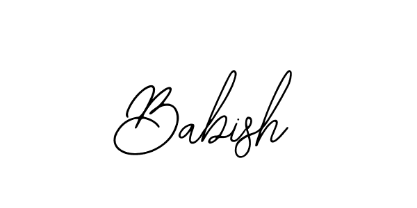 The best way (Bearetta-2O07w) to make a short signature is to pick only two or three words in your name. The name Babish include a total of six letters. For converting this name. Babish signature style 12 images and pictures png