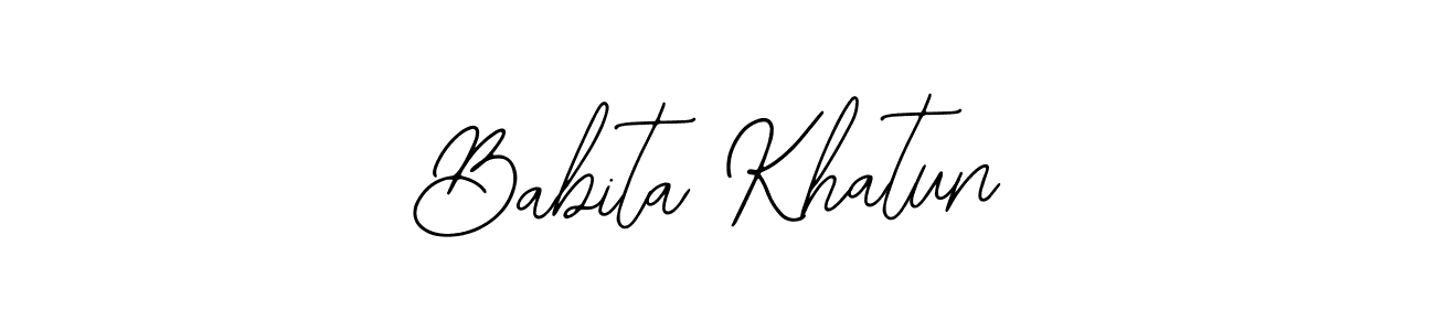 Babita Khatun stylish signature style. Best Handwritten Sign (Bearetta-2O07w) for my name. Handwritten Signature Collection Ideas for my name Babita Khatun. Babita Khatun signature style 12 images and pictures png