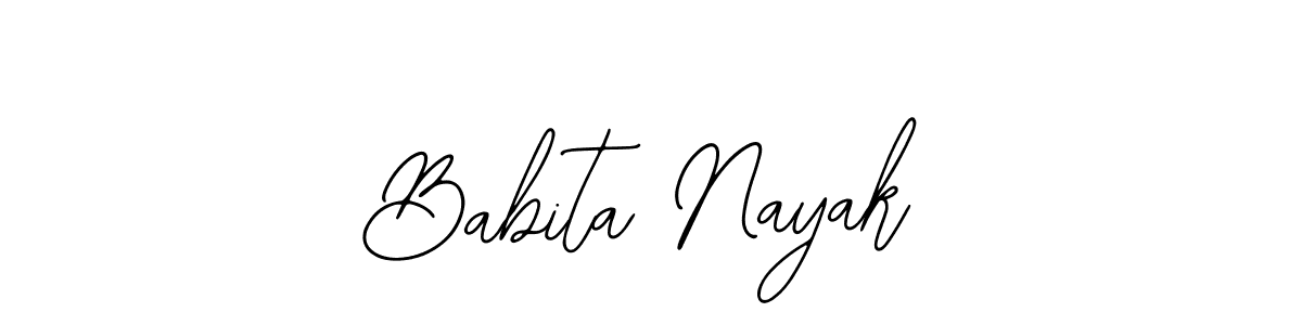 Design your own signature with our free online signature maker. With this signature software, you can create a handwritten (Bearetta-2O07w) signature for name Babita Nayak. Babita Nayak signature style 12 images and pictures png