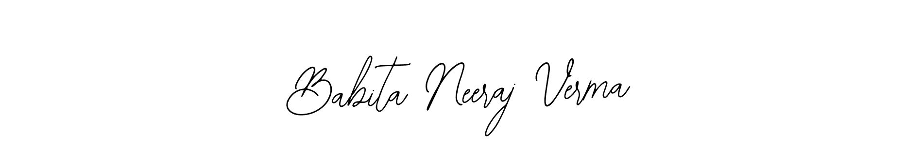 Here are the top 10 professional signature styles for the name Babita Neeraj Verma. These are the best autograph styles you can use for your name. Babita Neeraj Verma signature style 12 images and pictures png