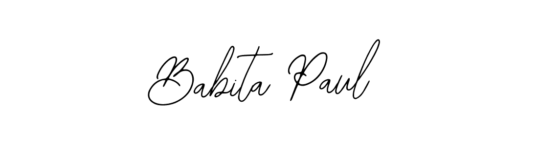 Also we have Babita Paul name is the best signature style. Create professional handwritten signature collection using Bearetta-2O07w autograph style. Babita Paul signature style 12 images and pictures png