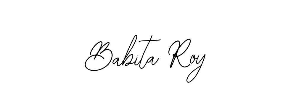 Design your own signature with our free online signature maker. With this signature software, you can create a handwritten (Bearetta-2O07w) signature for name Babita Roy. Babita Roy signature style 12 images and pictures png