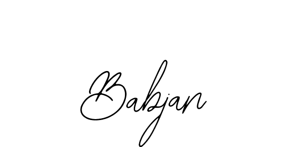 How to make Babjan name signature. Use Bearetta-2O07w style for creating short signs online. This is the latest handwritten sign. Babjan signature style 12 images and pictures png