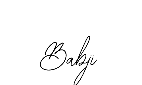 Design your own signature with our free online signature maker. With this signature software, you can create a handwritten (Bearetta-2O07w) signature for name Babji. Babji signature style 12 images and pictures png